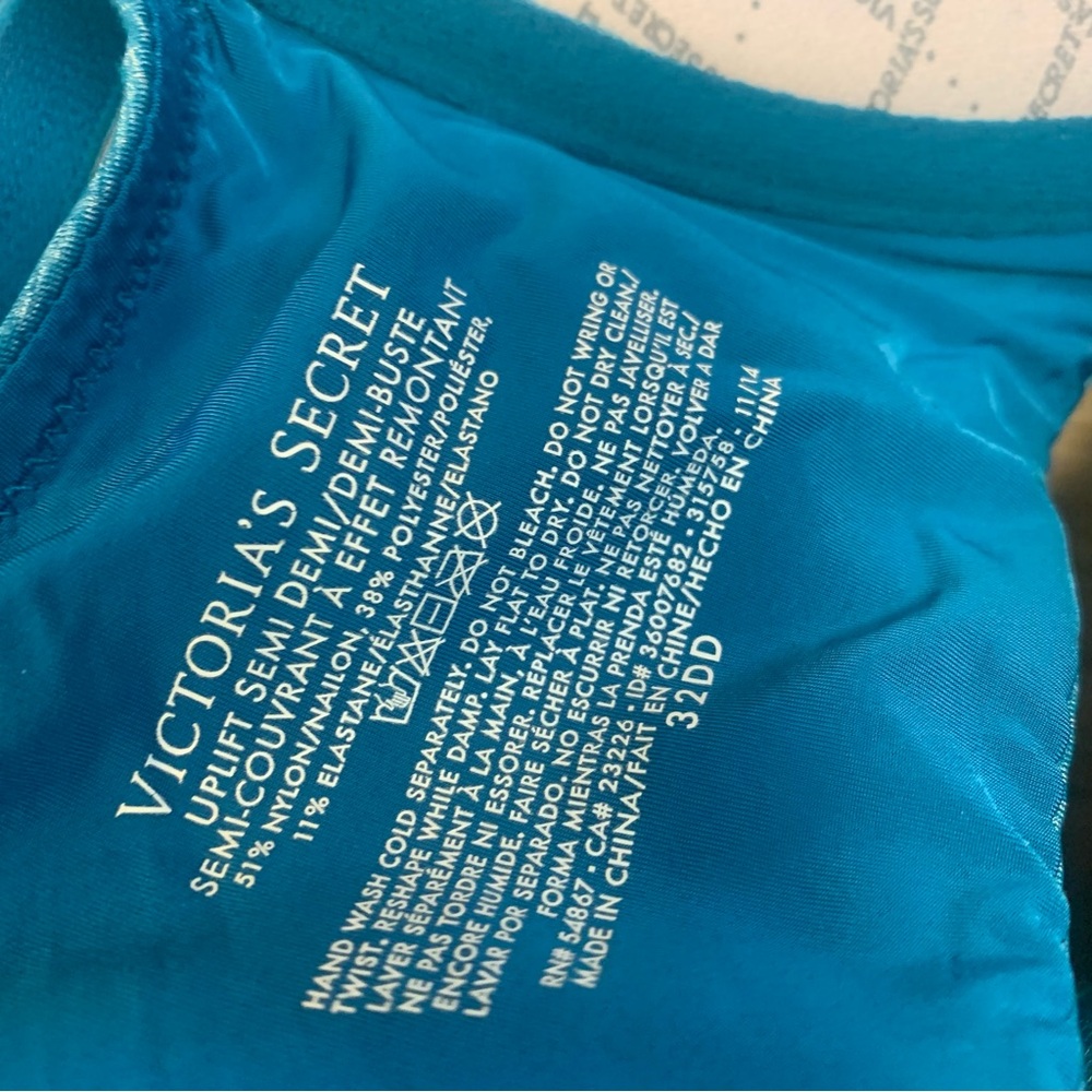 Victoria Secret Bundle 5 Variety Bras Lined Demi Uplift Semi Racerback - Picture 9 of 11